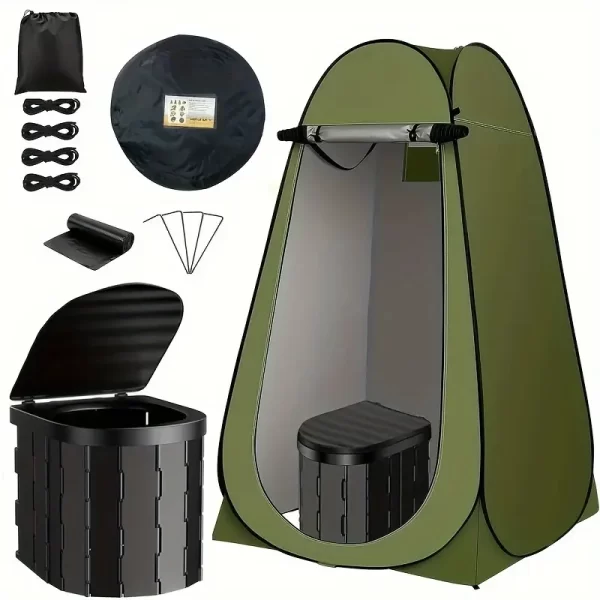 Kit de Baño Portátil para Camping