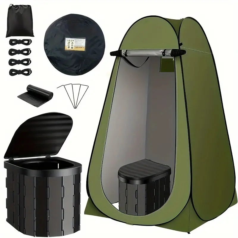 Kit de Baño Portátil para Camping